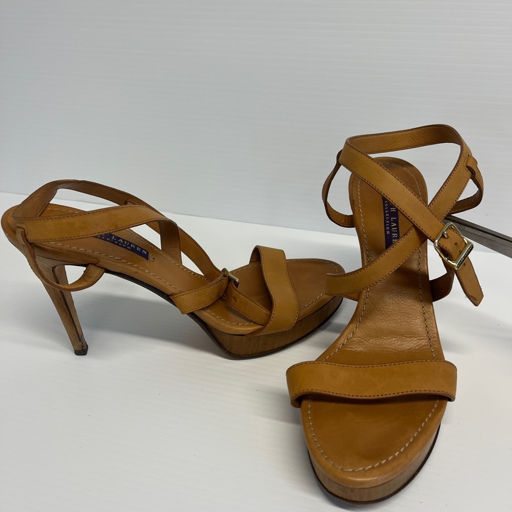 Ralph Lauren Collection Purple Label Platform Sandal